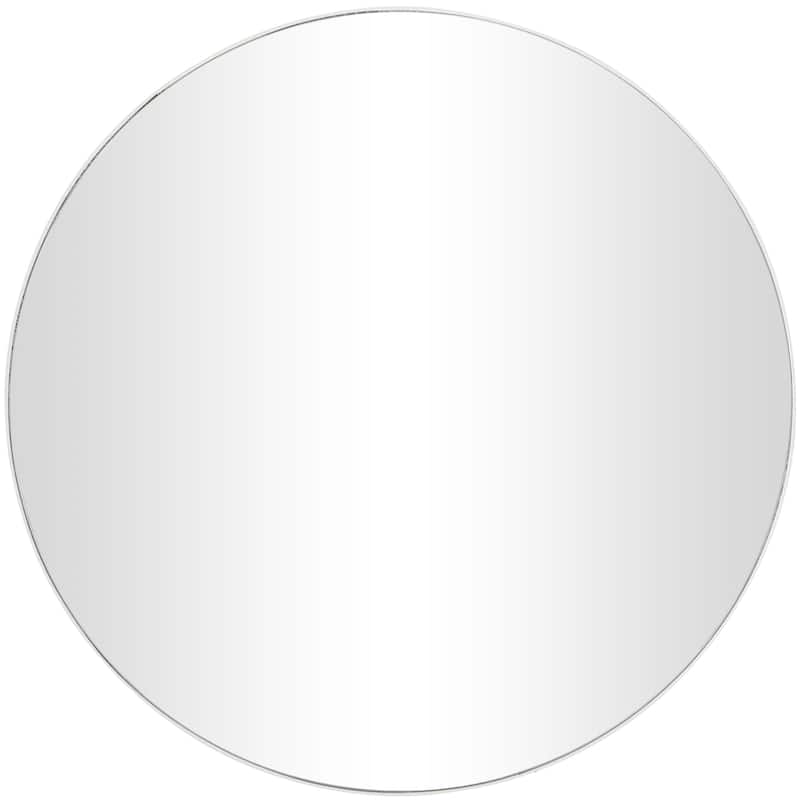 Black, White or Gold Wood Wall Mirror with Thin Frame