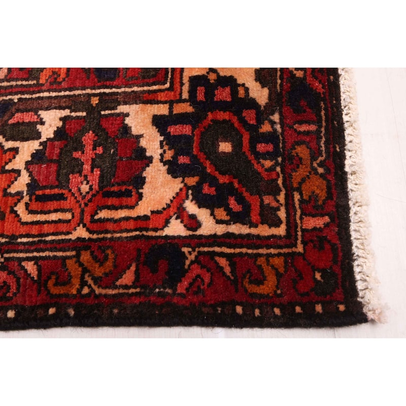 ECARPETGALLERY Hand-knotted Kayseri Vintage Dark Red Wool Rug - 5'6 x 6'7
