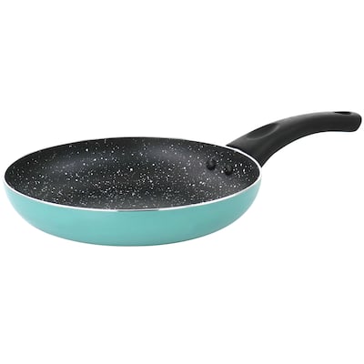 8 in. Nonstick Aluminum Frying Pan in Turquoise