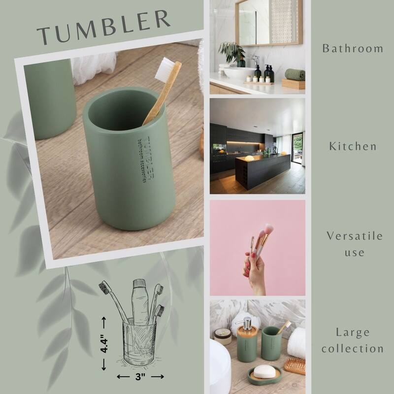 Modern Bathroom Tumbler, Minimalist Design Toothbrush Holder, Versatile Home Organizer