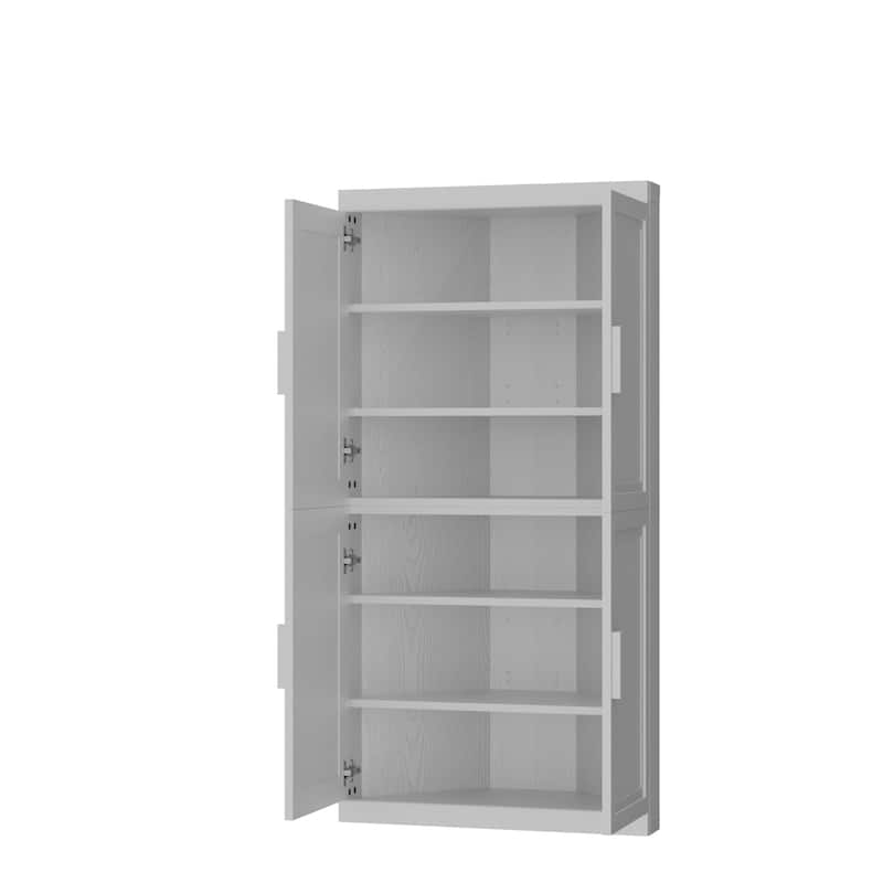62 " Corner Cabinet Free-Standing Storage Organizer