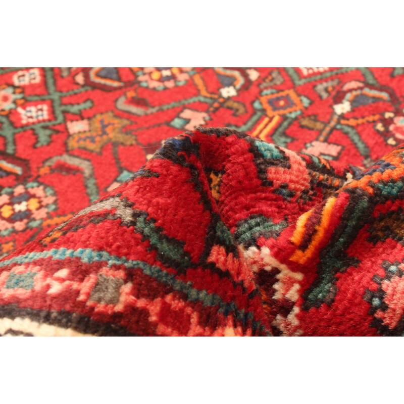 ECARPETGALLERY Hand-knotted Andelz Red Wool Rug - 2'10 x 7'1