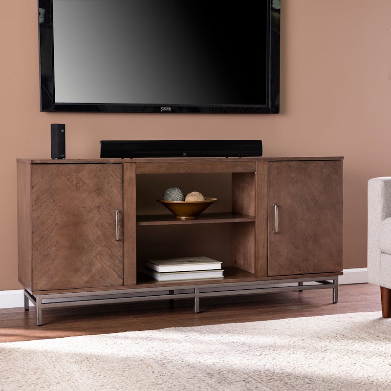 SEI Furniture Dibbonly Media TV Stand w/ Storage for TV's up to 56"