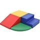 preview thumbnail 1 of 10, Foam Climbing Blocks for Toddlers,Soft Climbing Indoor Set 4pcs Red