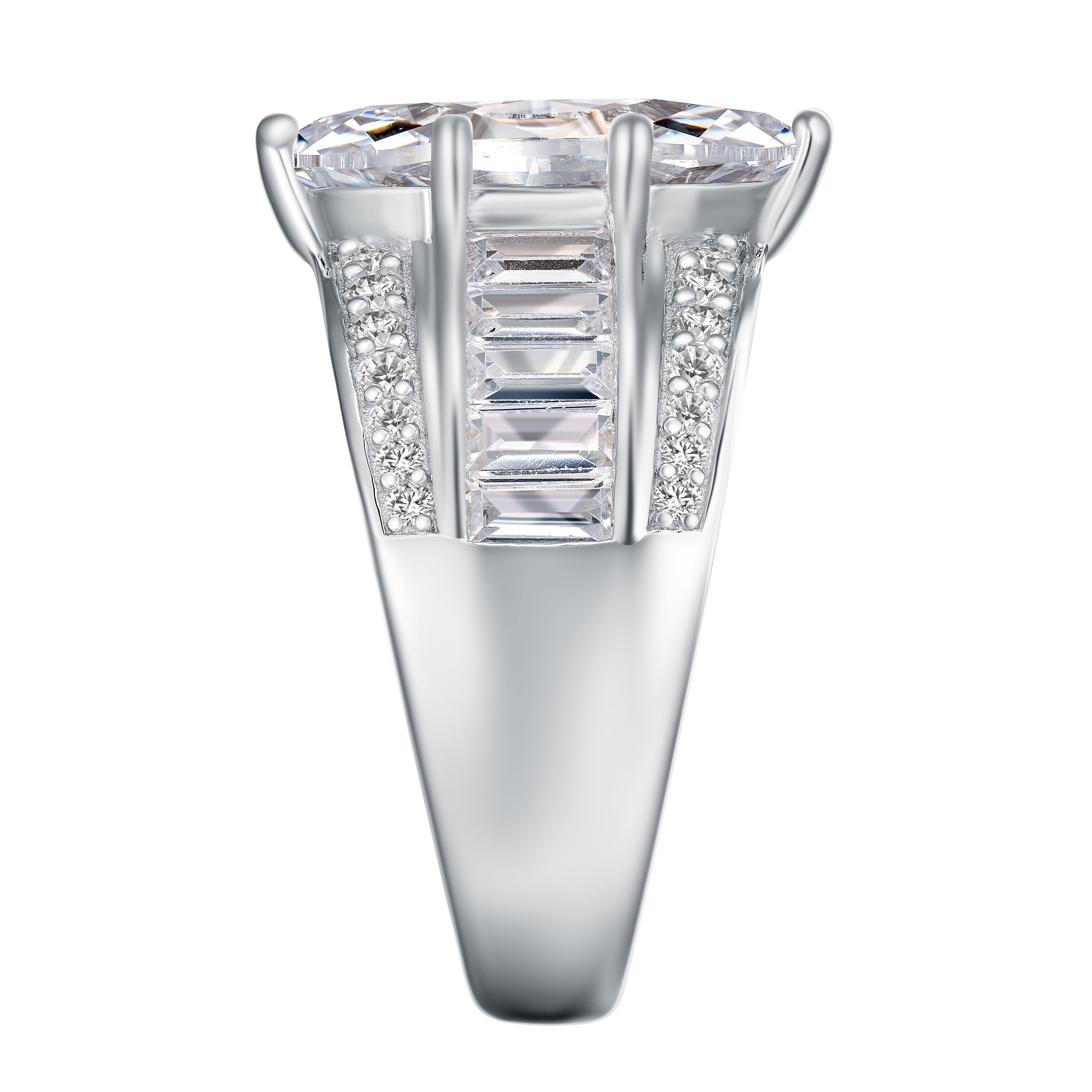 Details about   Brilliant 4.4 ct Marquise Cut Cubic Zircon CZ AAA Engagement Ring 5-9 TK1445 