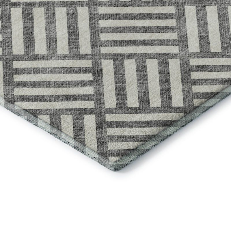 Premium Washable Super Soft Contemporary Mosaic Mayfield Rug