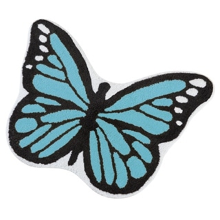 Naturestep Rug Butterfly Unique Butterfly Shaped Skid-Resistant Bath Mat - Bed Bath & Beyond ...