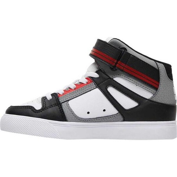 boys black high top shoes