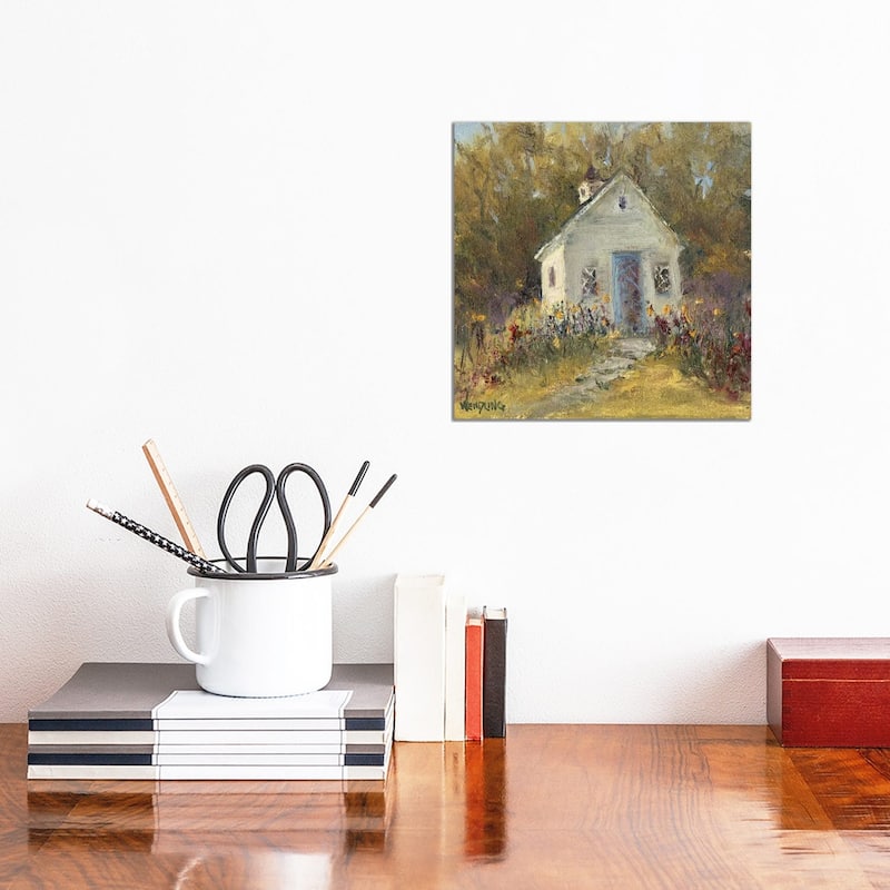 iCanvas "Sweet Cottage III" by Marilyn Wendling Canvas Print - 12x12x0.75