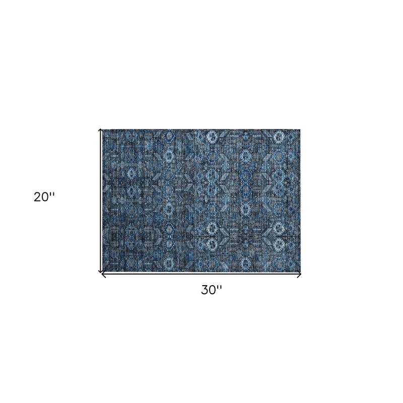 Sari Lush Floral Weather Resistant Classic Meets Modern Outdoor Rug