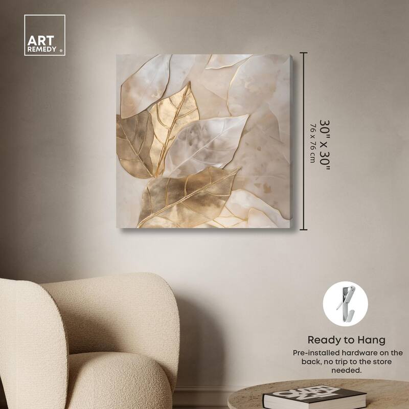 Golden Boughs Canvas by Art Remedy, Gallery Wrapped