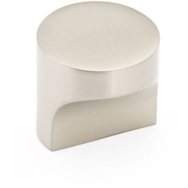 Schaub and Company Haniburton 1-1/4" Contemporary Whistle Solid Brass - Satin Nickel