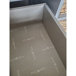 South Shore Cotton Candy 3-Drawer Dresser with Baskets