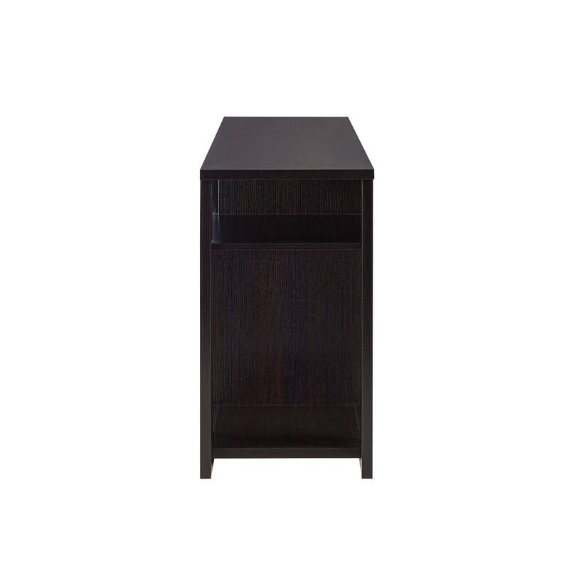 Dionte Modern 60-inch 6-Shelf 1-Drawer TV Console by Furniture of America