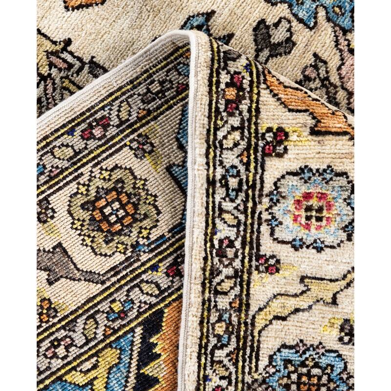Serapi One-of-a-Kind Hand-Knotted Area Rug - Ivory - 4' 0" x 5' 11"