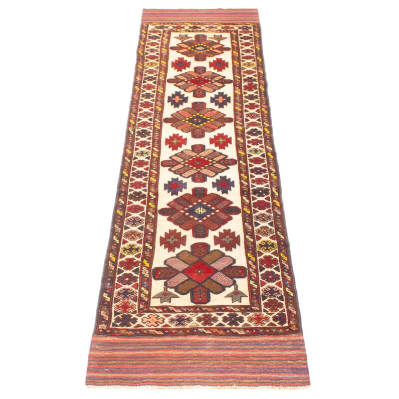 Teimani Beige Rug 2'11" x 11'7" - 2'11 x 11'7
