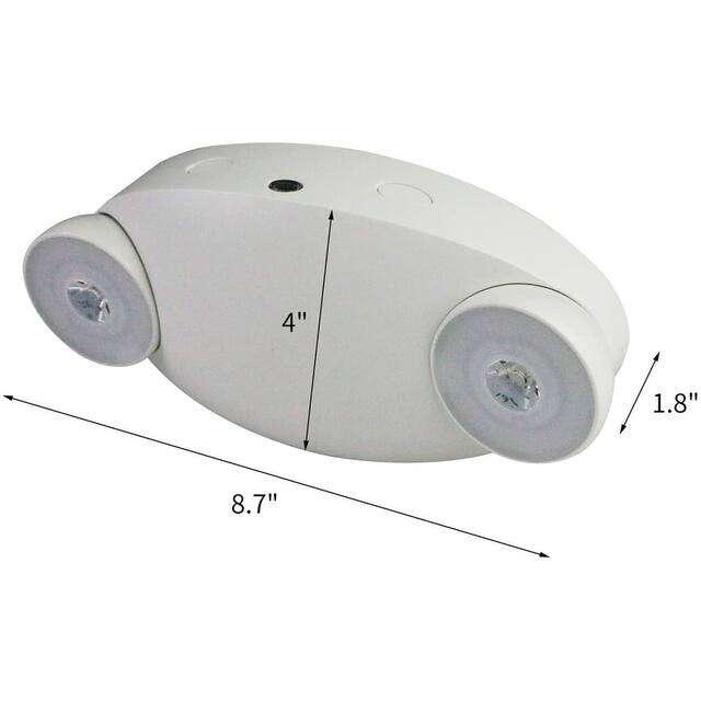 LED Emergency Exit Light with Battery Backup, 6 Pack for Business - 8.7*4*1.8