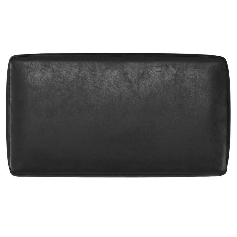 WYNDENHALL Madison 26 inch Wide Contemporary Rectangle Ottoman Bench