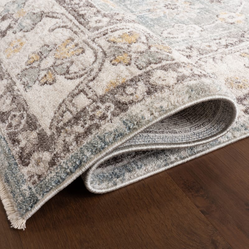 Nuloom Delvina Vintage Traditional Medallion Area Rug