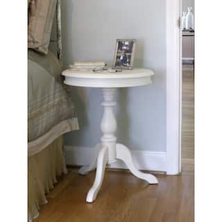 Carolina Living Gilda Side Table - Antique Ivory