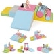 preview thumbnail 1 of 6, Gymax 7 Pcs Toddler Climbing Blocks w/Hook Loop Fasteners Waterproof - Multi Multi