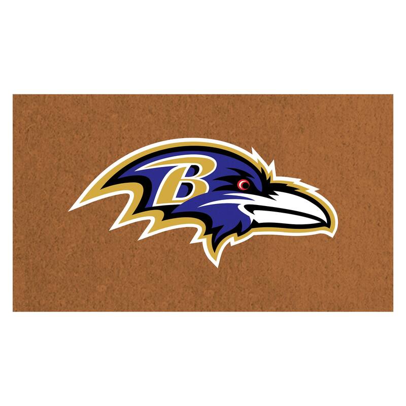 Baltimore Ravens Full Color Indoor/Outdoor Coir Mat - 28" x 16"