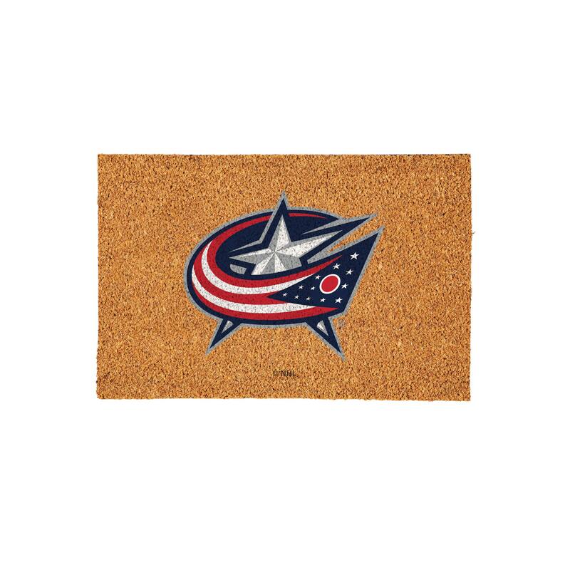 Columbus Blue Jackets Full Color Indoor/Outdoor Coir Mat