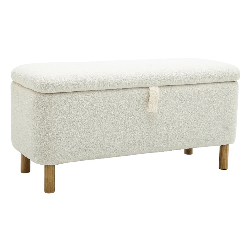 39'' L Upholstered Storage Ottoman Bench