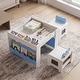 preview thumbnail 6 of 31, Costway Wooden Kids Table and Chairs Set with Double-sided Tabletop,