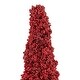 preview thumbnail 9 of 8, Red Berry Cone Potted Christmas Topiary
