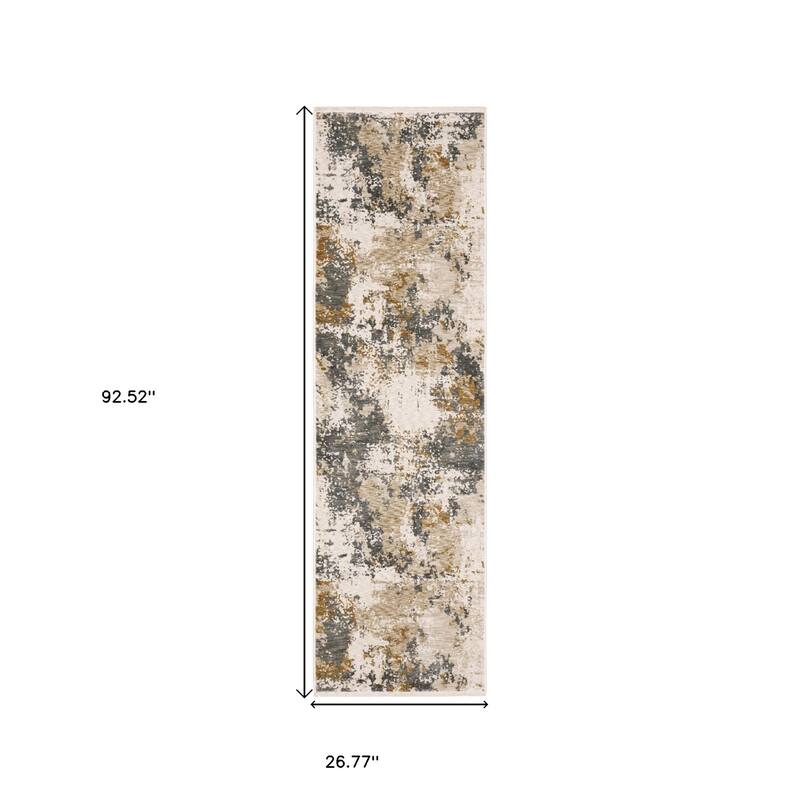 HomeRootsAbstract Modern Runner Area Rug