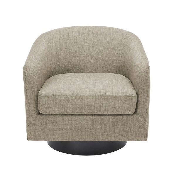Modern 360°Swivel Accent Chairs Barrel Armchairs