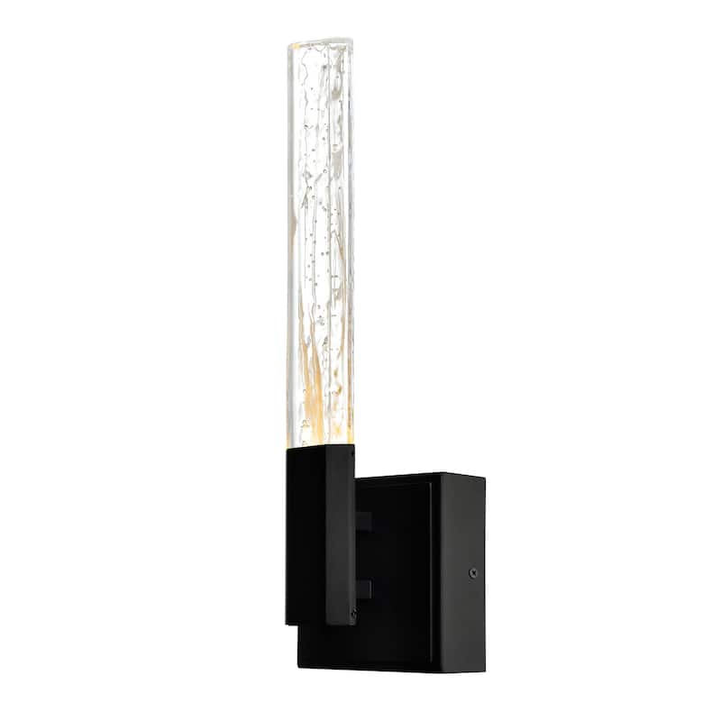 Greta Integrated LED Black Wall Light - Black