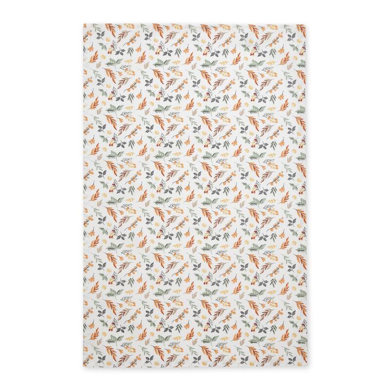Autumn Pumpkins Printed Dishtowel (Set of 2)