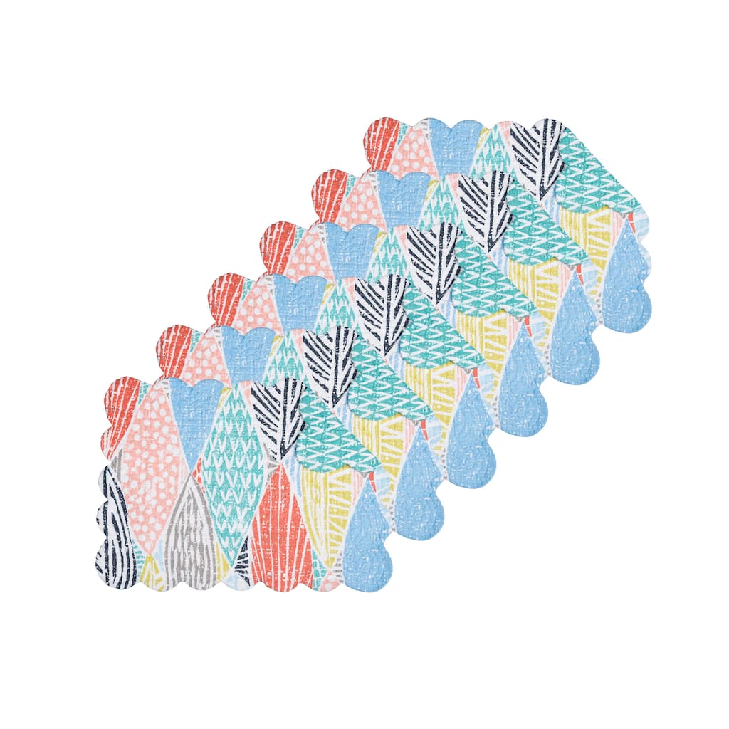Surfside Sound Quilted Placemat Set 6