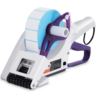 Hand Held Label Packaging Labeling Machine VEVOR Portable Hand-Held Labeling Machine with Label Roll and TPR ...