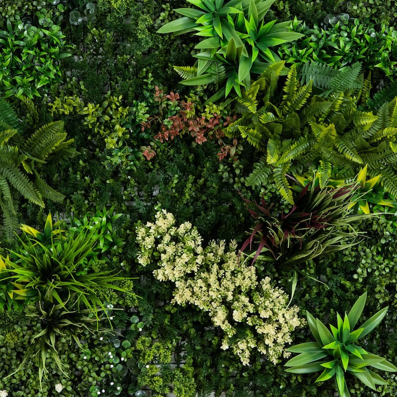 Amazon Rainforest Artificial Living Wall Panel - 40" - Green