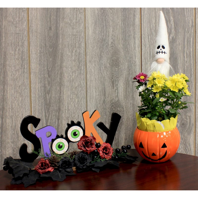 8" Halloween Gnome on 6" Pick, Set of 6