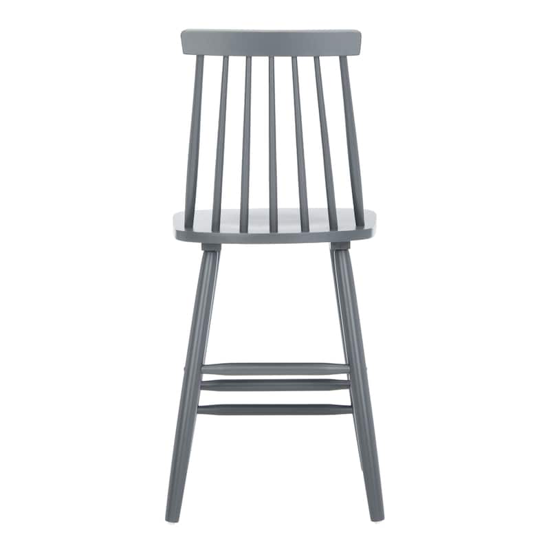SAFAVIEH Zillah 24-inch Spindle Farmhouse Counter Stool (Set of 2) - 17.7" x 20.5" x 39.1" - 18"W x 21"D x 39"H