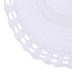 preview thumbnail 15 of 58, Hampton Crochet Bathmat 100% Cotton Non-Slip Bathroom Rug Set, Machine Washable Bath Rug, 5 Piece Bath Mat Set with Contour