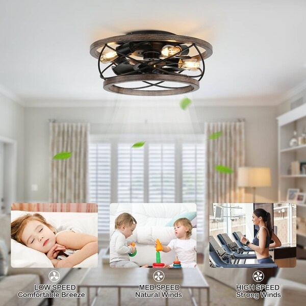 Flush cage ceiling light sale