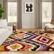 preview thumbnail 1 of 23, Nuloom Handmade Carnival Abbey Shaggy Area Rug 7'6" x 9'6" - Multicolor