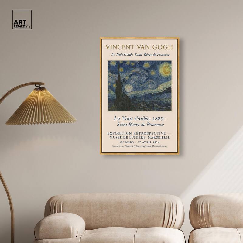 Starry Night Canvas by Art Remedy