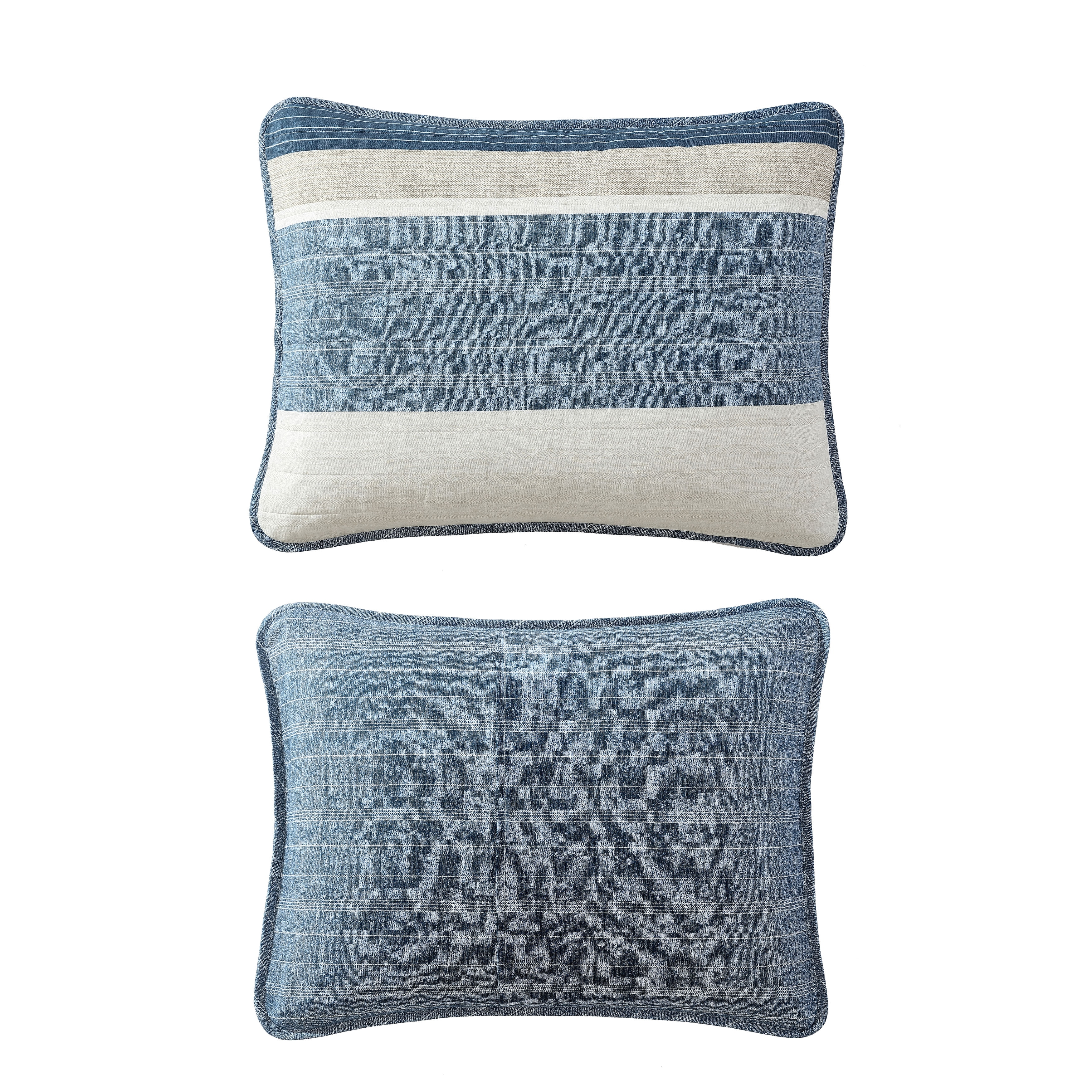 Nautica Jettison Cotton Reversible Blue Quilt Set - On Sale - Bed Bath &  Beyond - 25720148