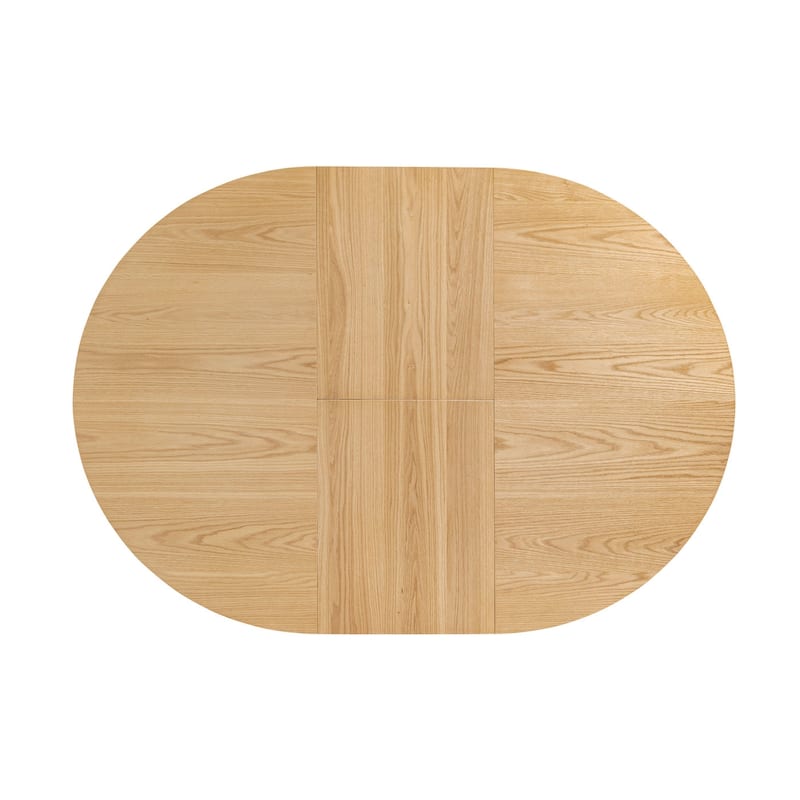 Poly & Bark Ronda 43"-59" Wood Extension Dining Table