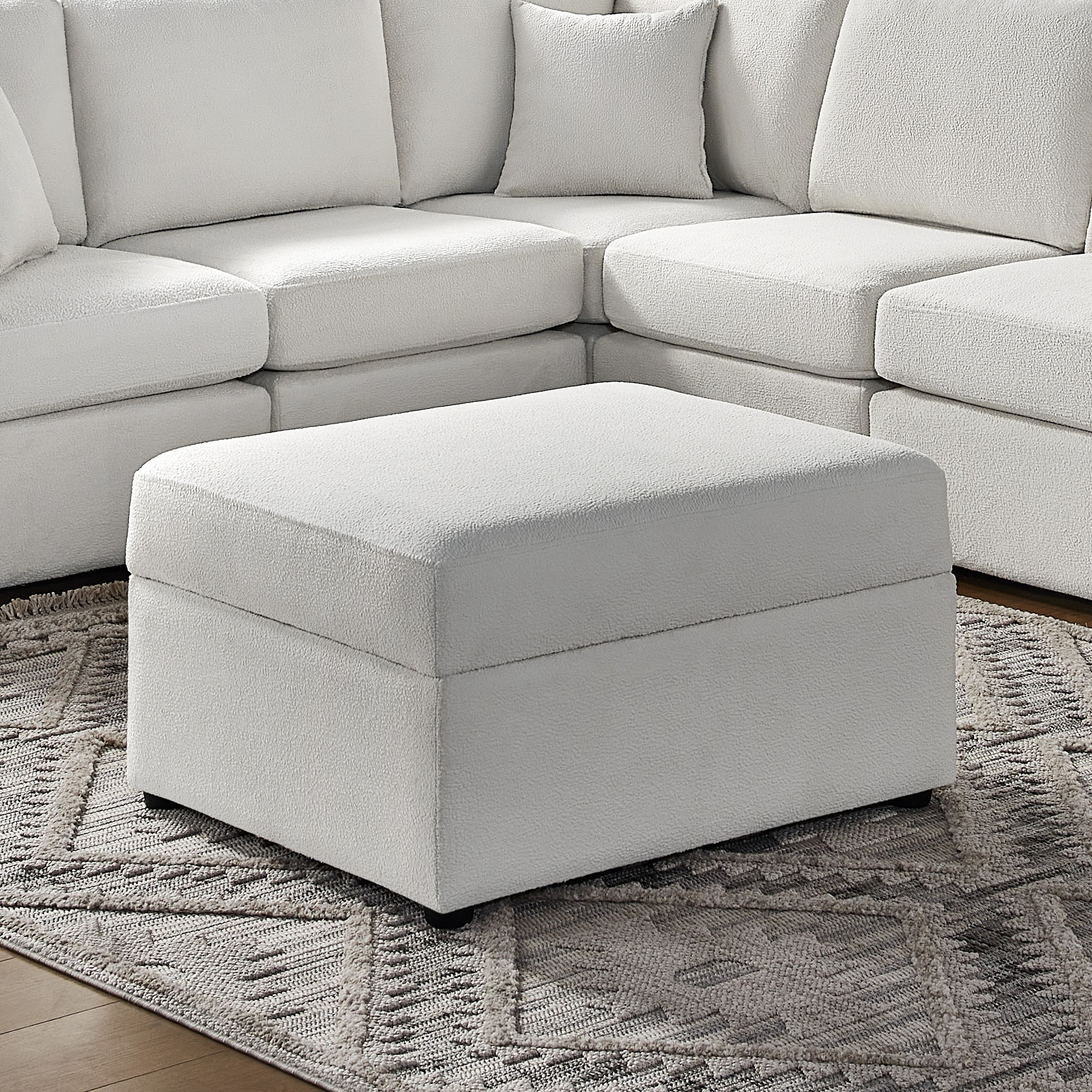 Carrolton Fabric Storage Ottoman