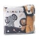 preview thumbnail 2 of 8, Lambs & Ivy Jungle Story Developmental Soft Book & Lion Plush Toy Gift Set - Black