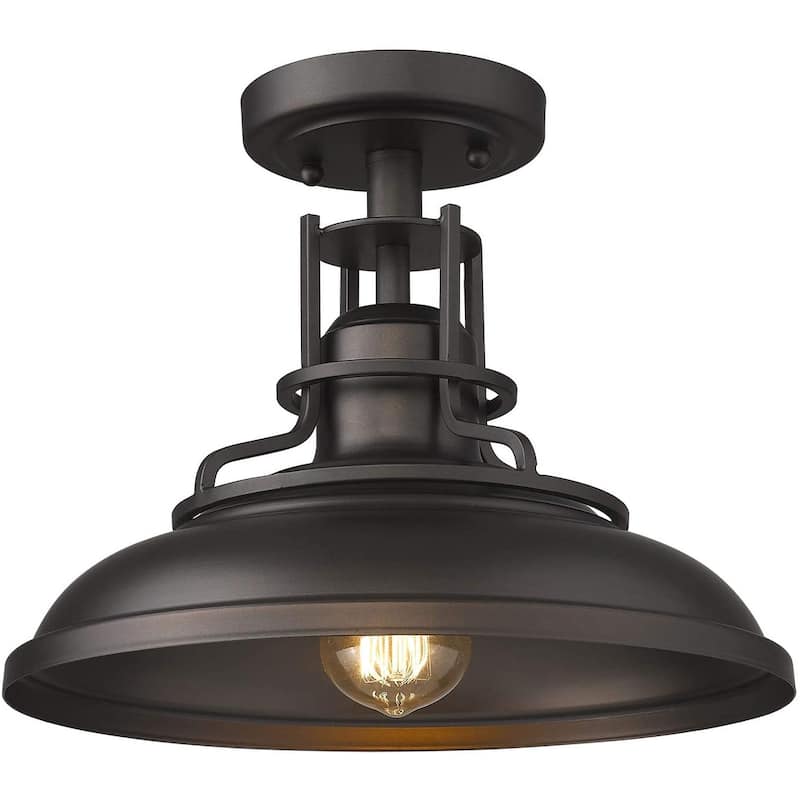 Hallway farmhouse ceiling light fixture black semi flush mount light fixture