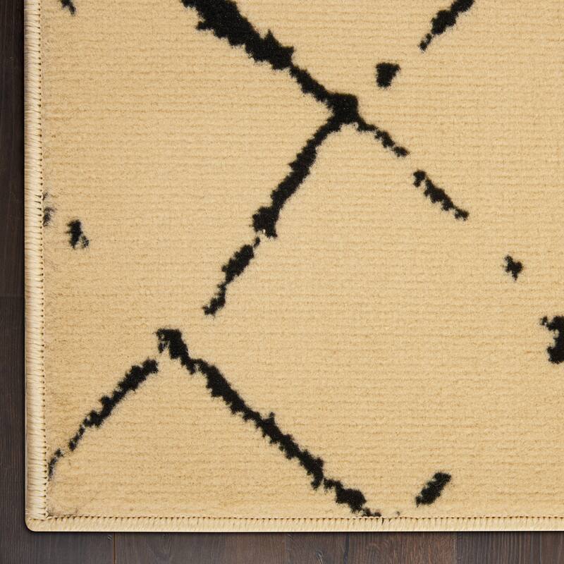 Nourison Grafix Moroccan Patterned Area Rug