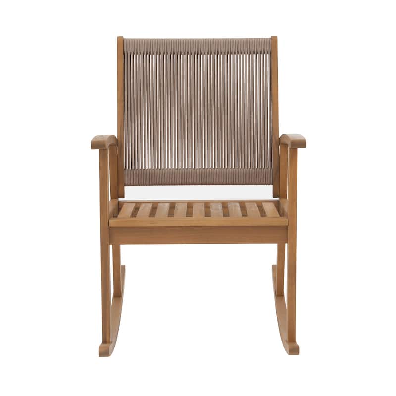 Outdoor Single Wooden Rocking Chair